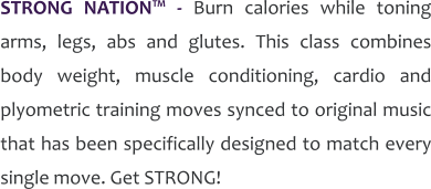 Lidia's Group Fitness | Strong Nation Description | Forney, Texas
